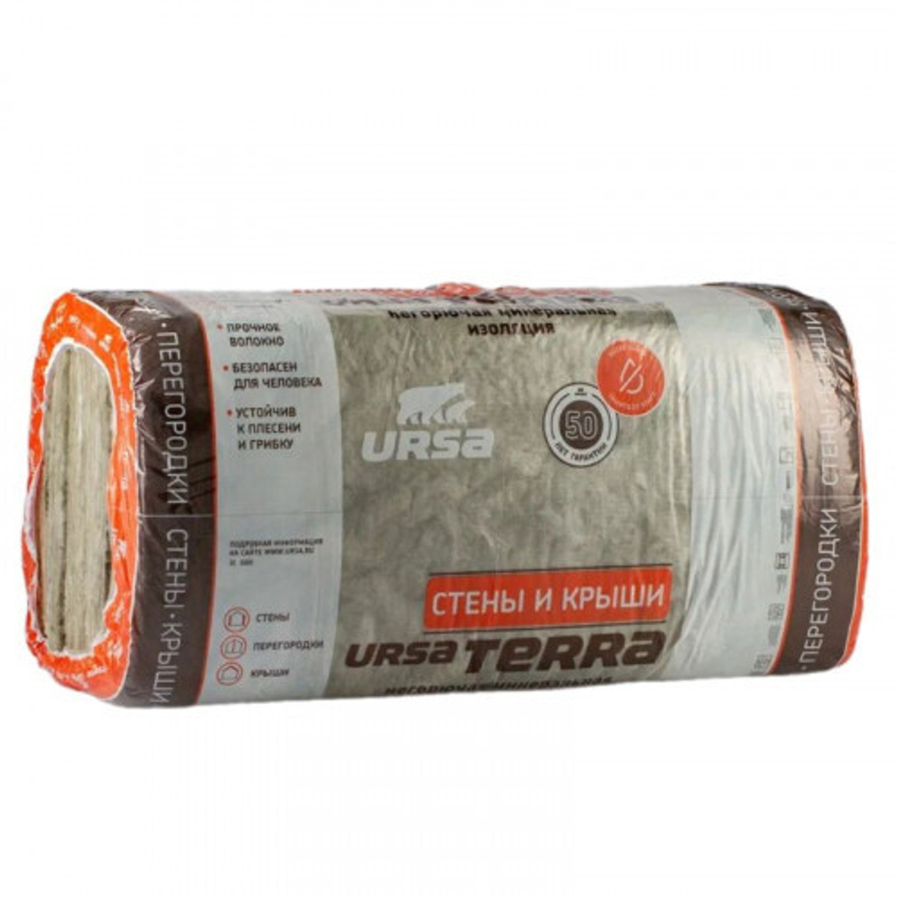 УТЕПЛИТЕЛЬ URSA Terra 36PN стены и крыша- 3,81м2