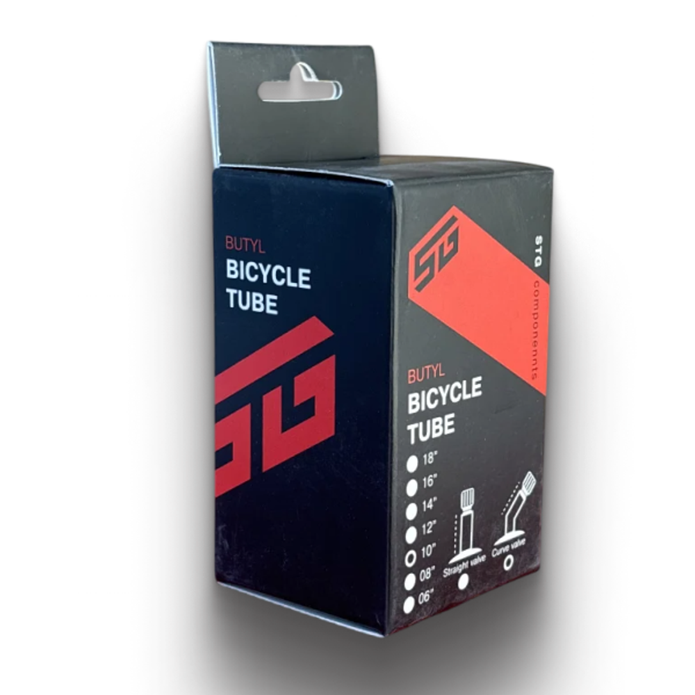 Велокамера 10'' STG (бутил) 10х1,75/2,25 AV гнутый 33мм Х95434