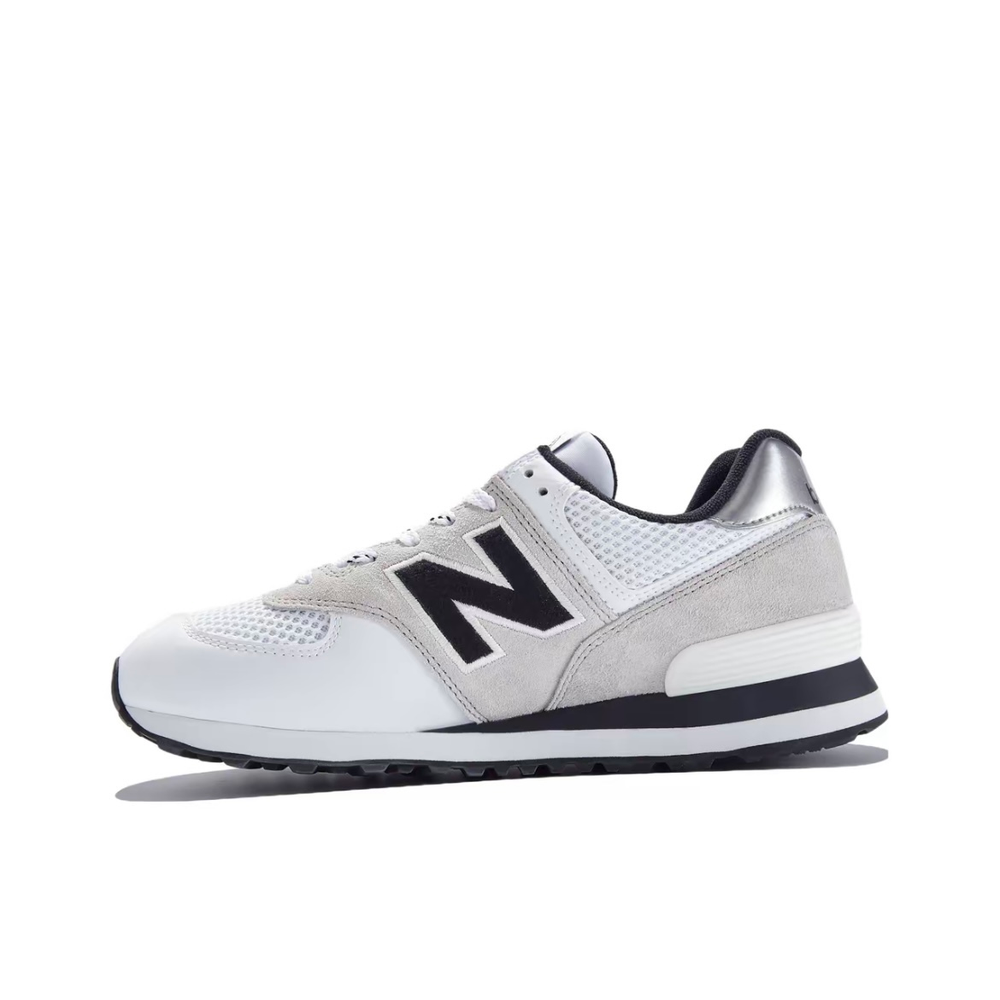 New Balance 574 "White Silver Black"