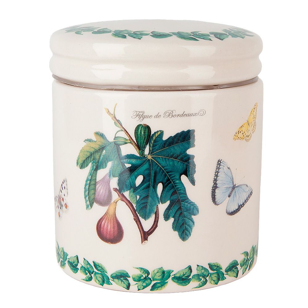 Банка для сыпучих продуктов " " 10х10х11,5см v=480мл (керамика) (подарочная упаковка)