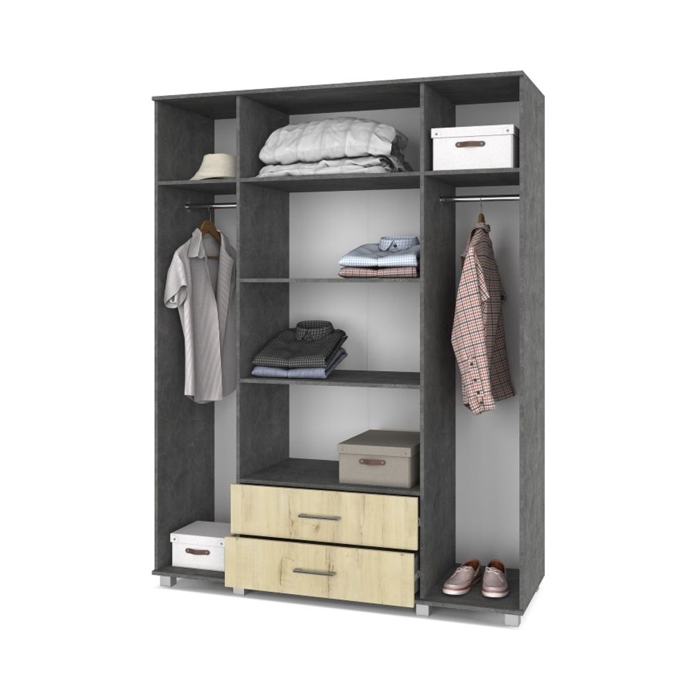 Шкаф четырехстворчатый "Ева" Е43, ЛДСП