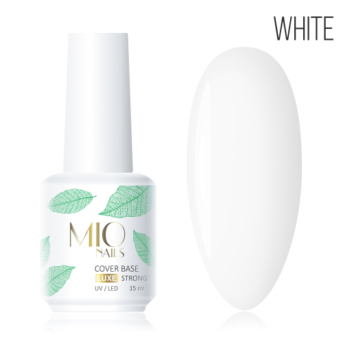 Mio Nails Base luxe cover white, 15 мл