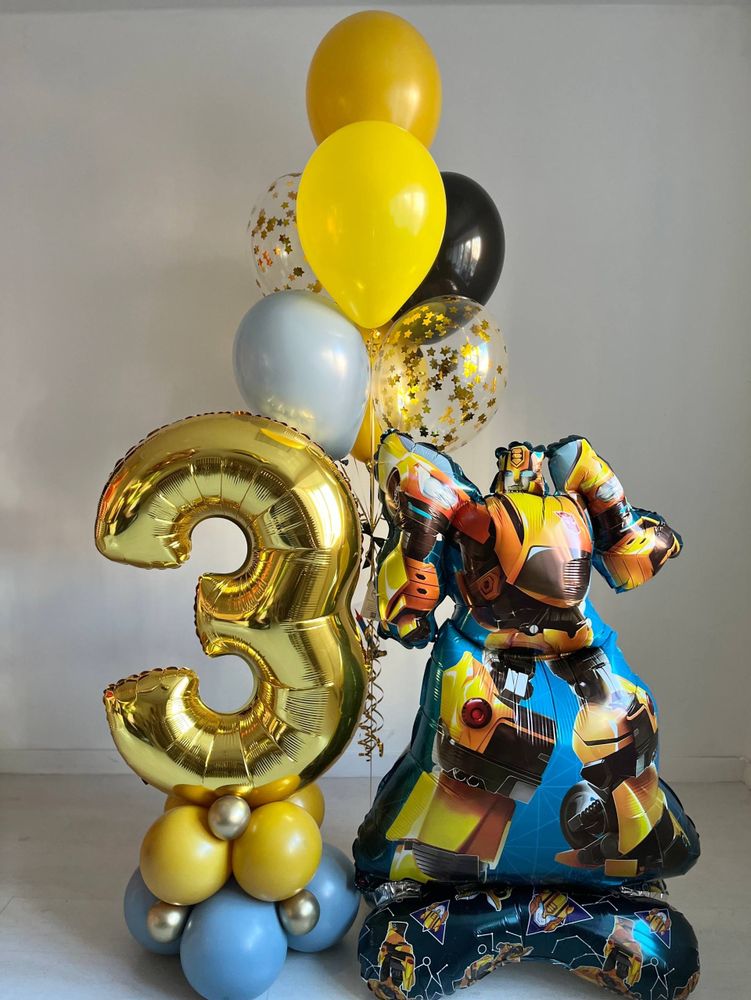 Воздушные шары Трансформер Бамблби №3919