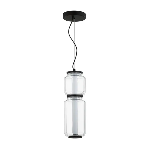 5409/20L HIGHTECH ODL_EX24 141 черный/прозрачный/металл/стекло/акрил Подвес LED 20W 3000K 1480Лм JAM