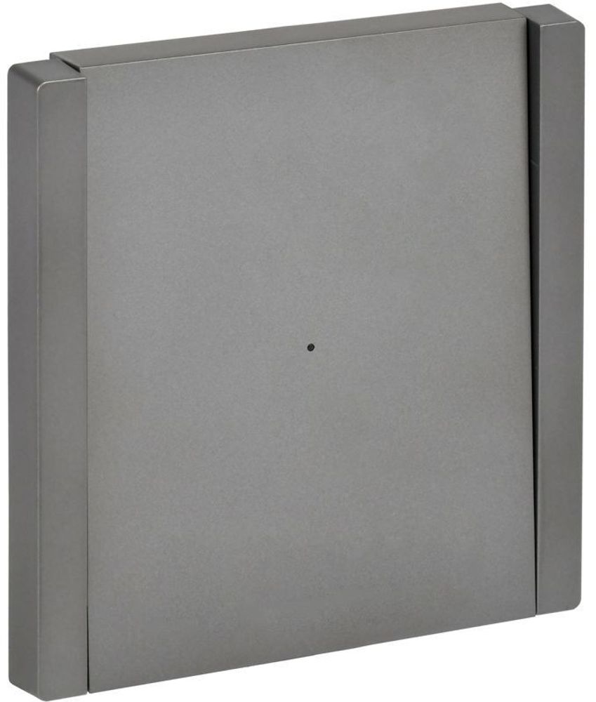 Выключатель 1-кл. СП FORTE&amp;PIANO 10А FP502 с индикацией сталь IEK FP-V10-1-10-1-K46