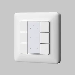 Кнопочная настенная панель 6-ти клавишная DALI Lighting control 721041