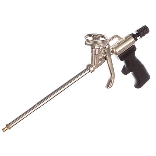 Пистолет для монтажной пены мет.корпус,нерж двухконт дуло BLAST HIT 590025