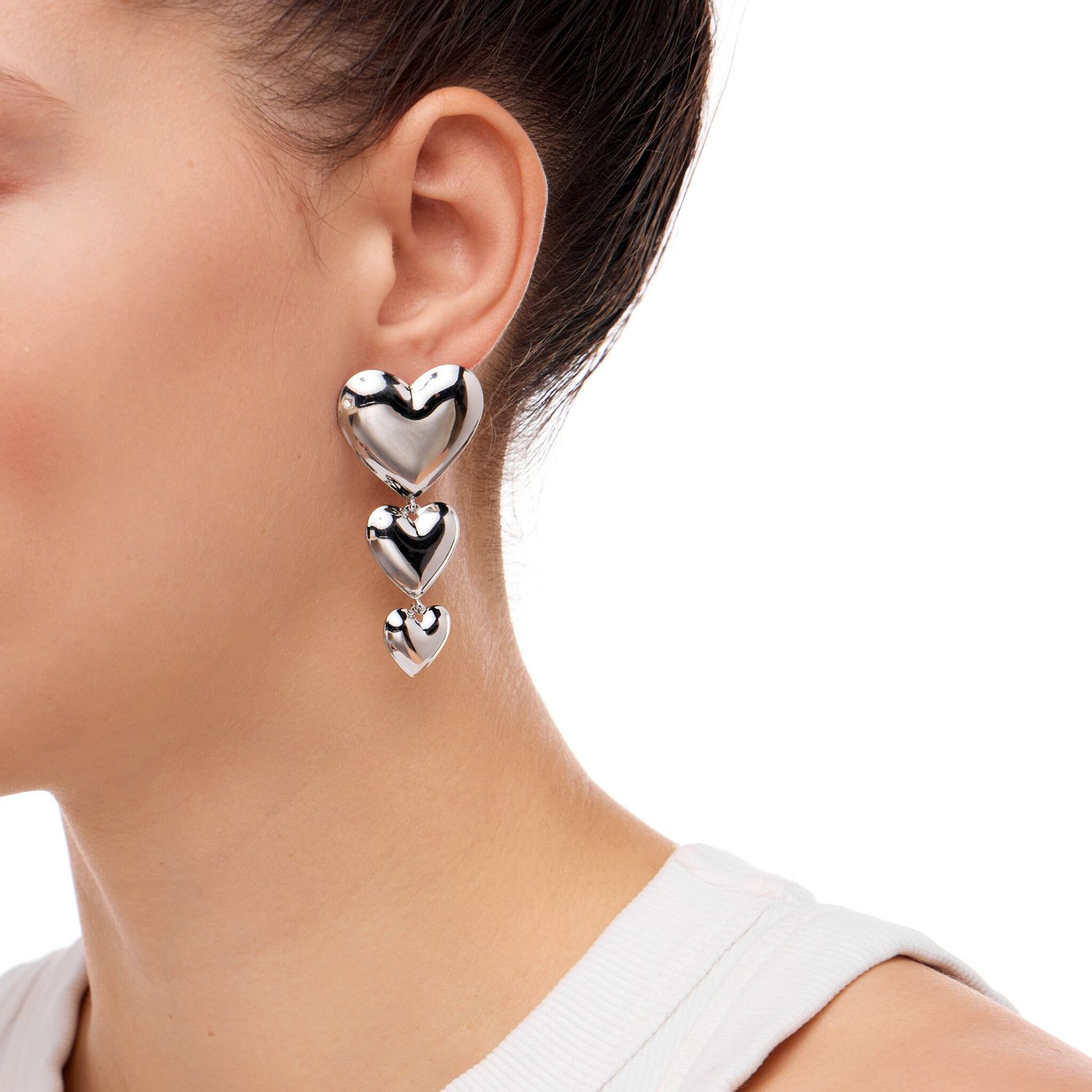 Серьги Dribble Heart Earrings