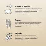 CRAFTIA NATURA Сухой корм для взрослых собак миниатюрных и мелких пород из ягненка с перепелкой 2 кг