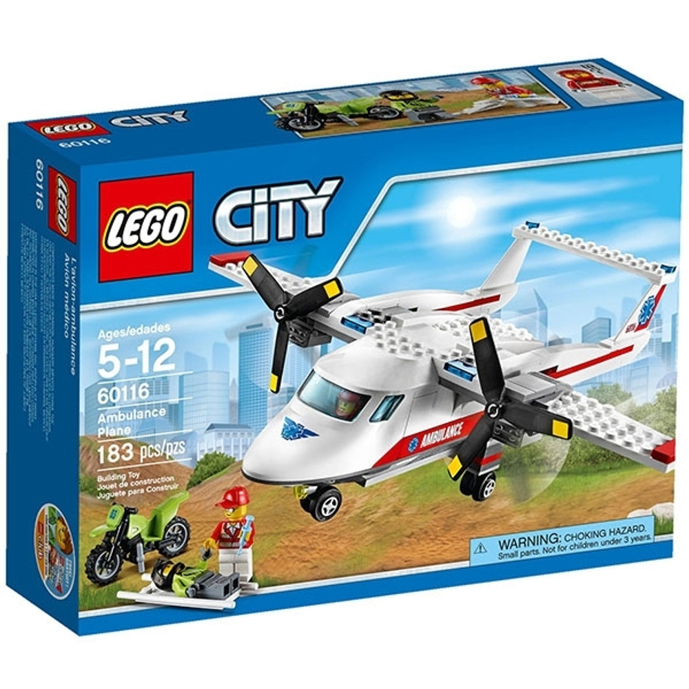 LEGO City: Самолет скорой помощи 60116 — Ambulance Plane — Лего Сити Город