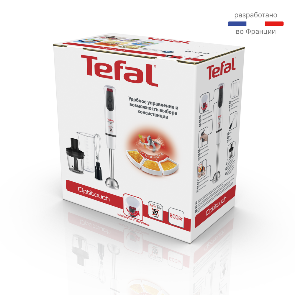 Погружной блендер Tefal Optitouch HB833132