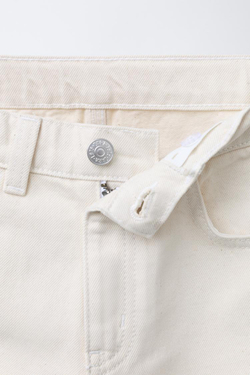 ZARA ДЖИНСЫ, ЭКРЮ