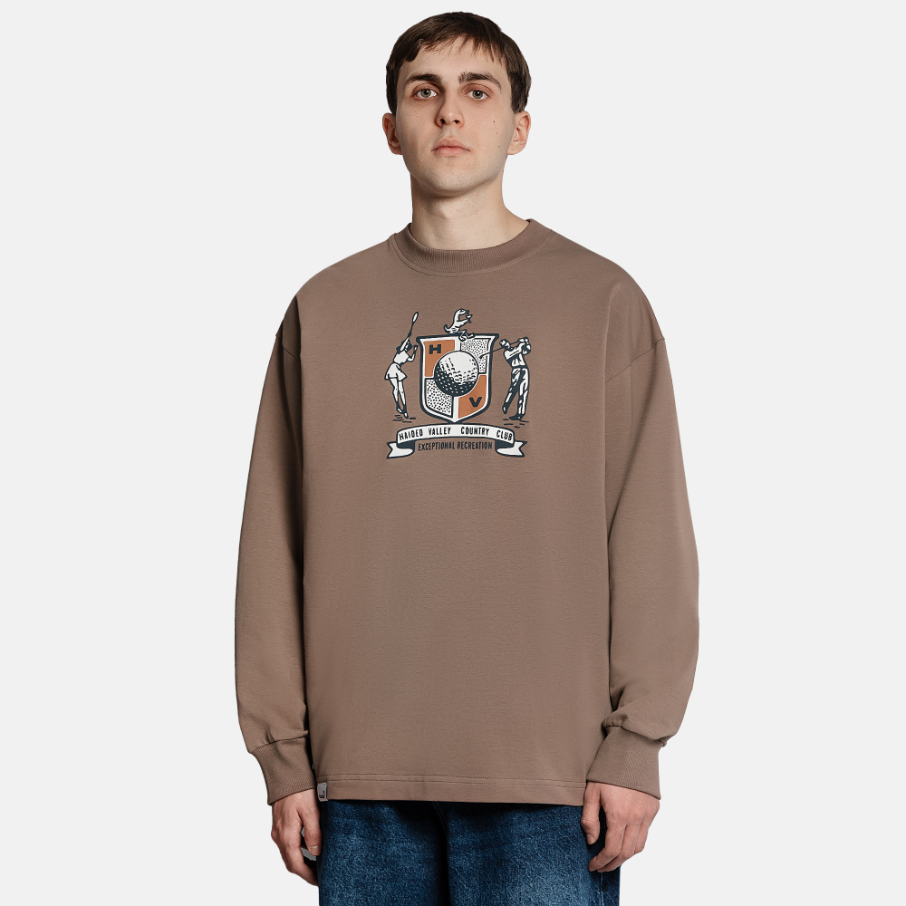 Лонгслив HAIDED EXCEPTIONAL Mokko