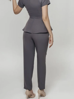 Брюки медицинские серые стрейч