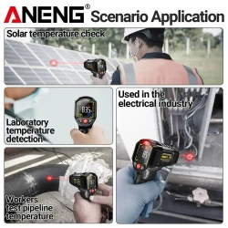 Пирометр (бесконтактный термометр) ANENG TH203