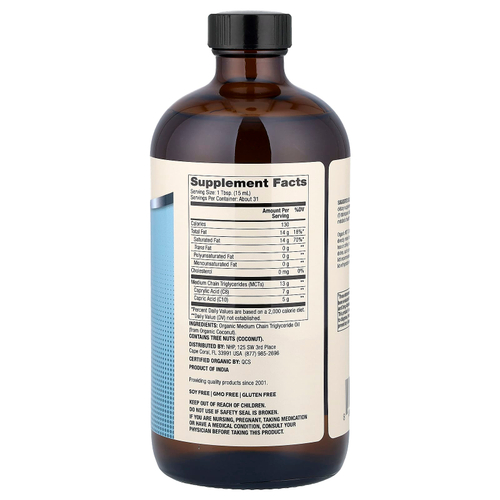 Dr. Mercola, Biothin®, масло MCT, 473 мл (16 жидк. унций)