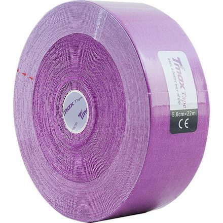 Тейп кинезиологический Tmax 22m Extra Sticky Lavender (5 см x 22 м), 223297, фиолетовый