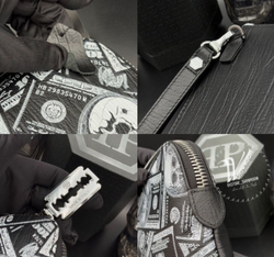 Барсетка клатч Philipp Plein Dollar Print
