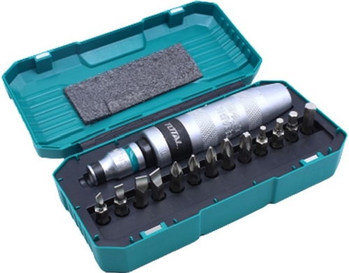 Отвёртка ударно-поворотная с набором бит 13шт THIDS1301