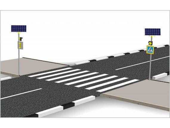 Светофор на солнечной батарее LGM-100/75, фото №836443719