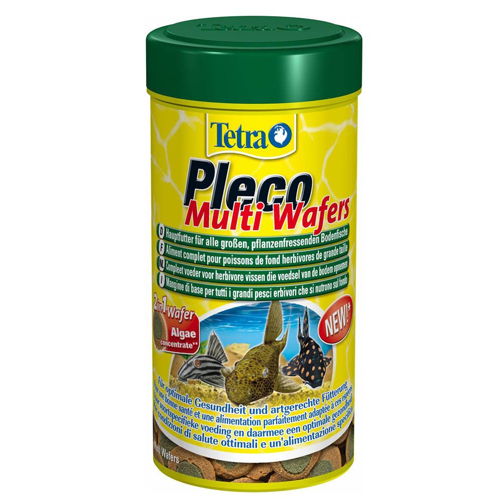 Tetra Pleco Multi Wafers - корм для донных травоядных рыб (пластинки)