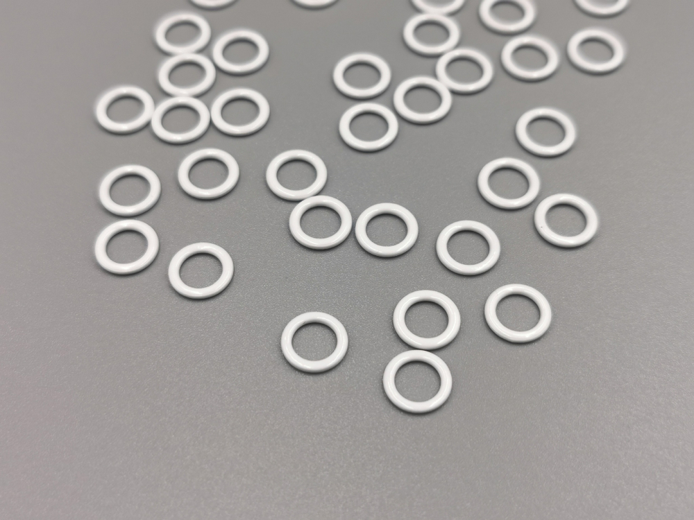 Кольца, 6 мм, Arta-F, металл, белые, премиум-класс, (Арт: КО/6-001), шт