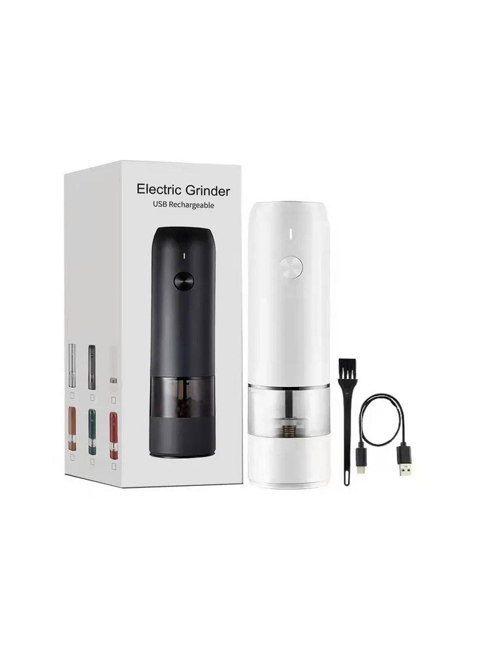 Мельница электрическая для соли перца с подсветка