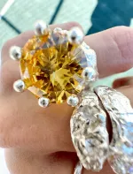 Кольцо Yellow La Princesse