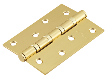 Петля MORELLI стальная универсальная MS 100X70X2.5-4BB MSG цвет - мат. сатинированное золото