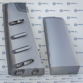 Обтекатель кабины серого цвета правый в сборе Shacman X5000 DZ14251110530