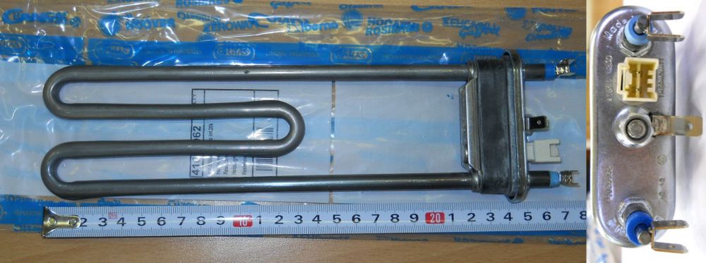 Тэн для стиральной машины Bosch, Candy 41026962, 12004179, 652573