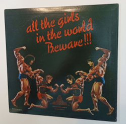 Винтажная виниловая пластинка LP Grand Funk All The Girls In The World Beware (Japan 1975) (No Obi) (Poster)