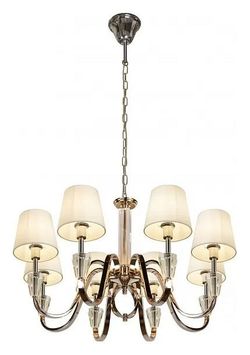 Подвесная люстра iLamp Alesti P2424-8 Nickel