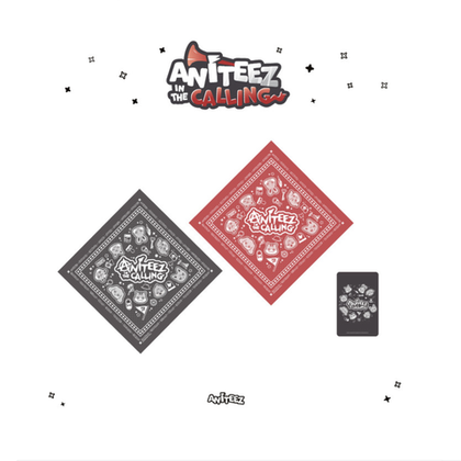 Бандана + фотокарта ATEEZ - [ANITEEZ IN THE CALLING] MD BANDANA