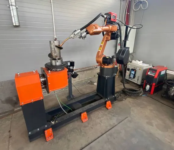 Двухосевой позиционер на раме с роботом RAX500.2.FRM, Robaxis