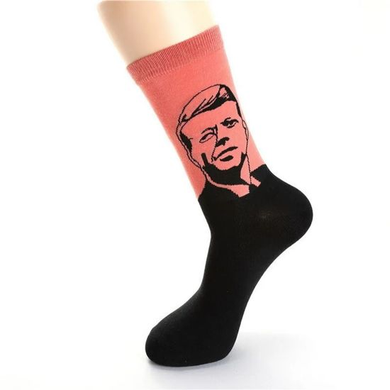 Носки"Портрет Джона Кеннеди", Норман Роквелл, р-р 38-45