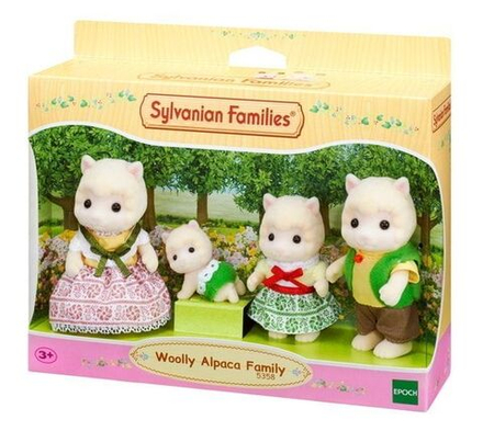 Игровой набор Sylvanian Families - Woolly Alpaca Family - Семья Альпак - Сильвания Фэмили 5358