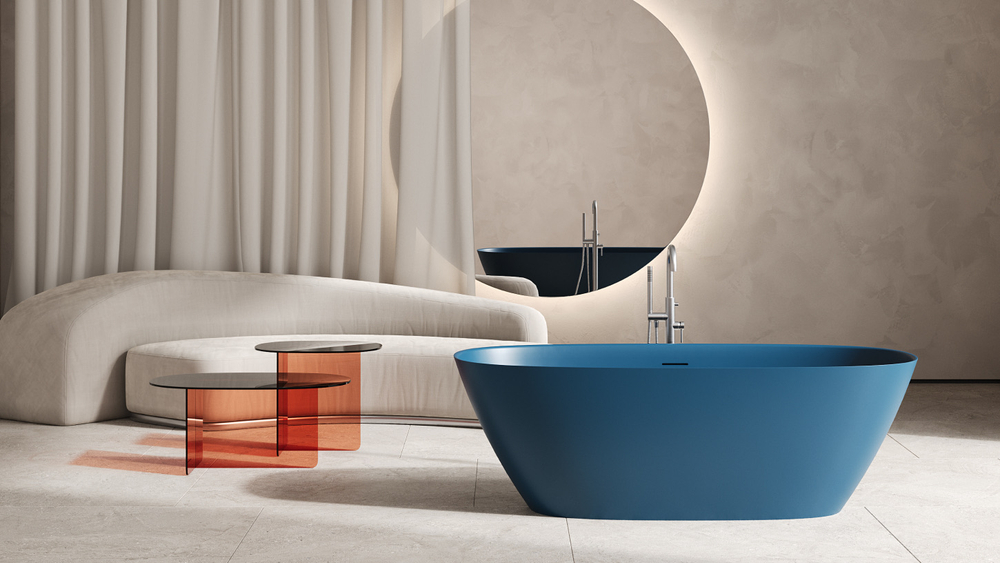 Ванна SOFIA 185x90 матовая покраска по RAL полностью