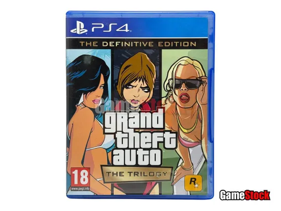 PS4 GTA Trilogy (Б/У, Русские субтитры, CUSA-29729)