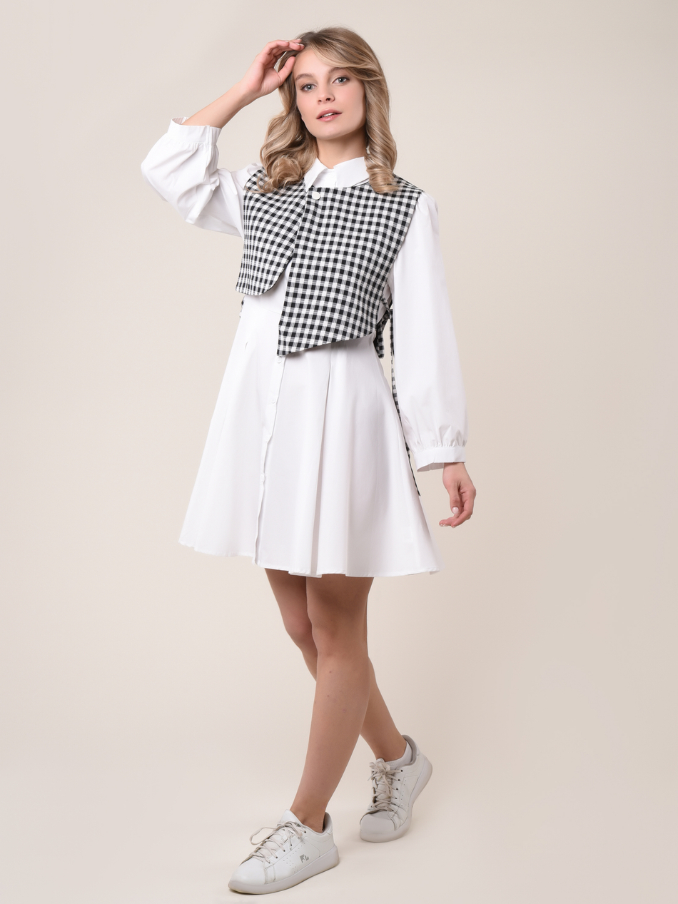 Платье женское с жилетом