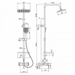 Душевая система Lemark Evitta LM0560C