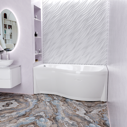 Акриловая ванна Radomir Vanessa (Радомир Ванесса) Миранда 168х95 R, с каркасом