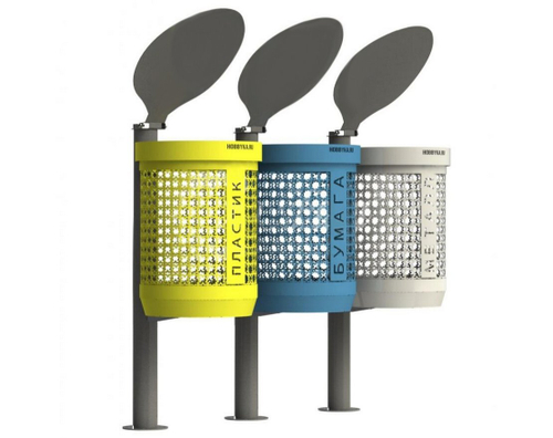 Урна для раздельного сбора мусора Флос