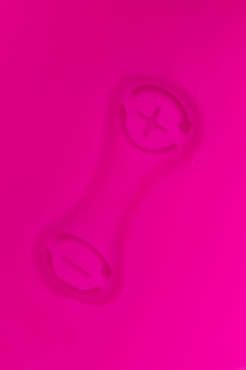 Розовый силиконовый вибратор с клиторальным стимулятором LIA - 19 см. (Цвет: розовый)