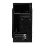 Корпус TESLA 1708BM, Без БП, mATX, чёрный, 2xUSB2 (TSL-1708-BM)