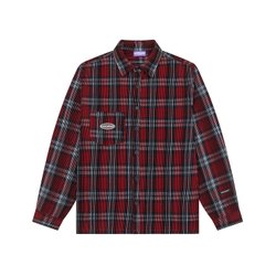 Рубашка Ymkashix Velvet Button Tartan