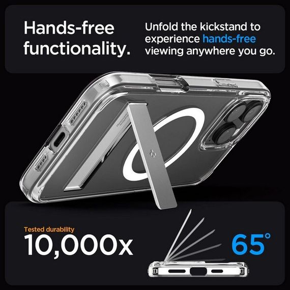 Чехол Spigen Ultra Hybrid S для iPhone 16 Pro (ACS08142) Crystal Clear