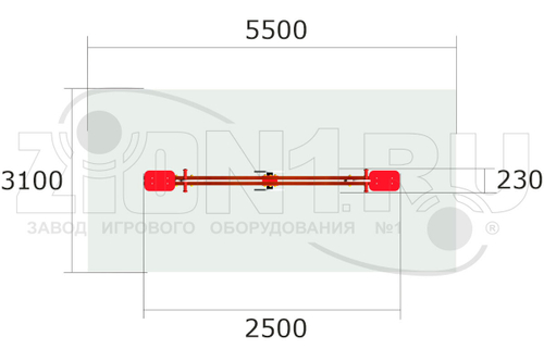 Качалка-балансир «Лошадки»
