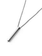 Колье "Брусок" в серебре