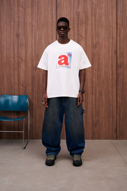 Джинсы Октябрь Work Denim "Dirty Blue Stone Washed"